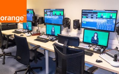Installation audiovisuelle du Centre De test Client ORANGE à Rennes